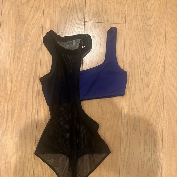 Revolve HOURS mesh cut-out bodysuit - Picture 2 of 4